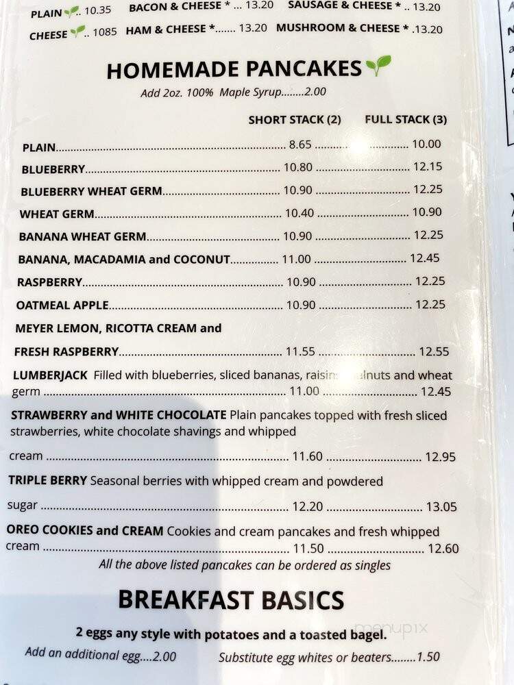 Stacks Restaurant - Redwood City, CA menu_pic