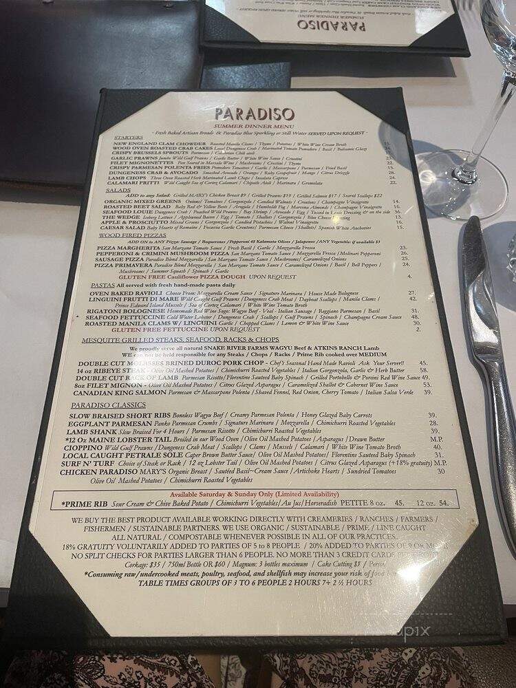 Paradiso Restaurant - San Leandro, CA