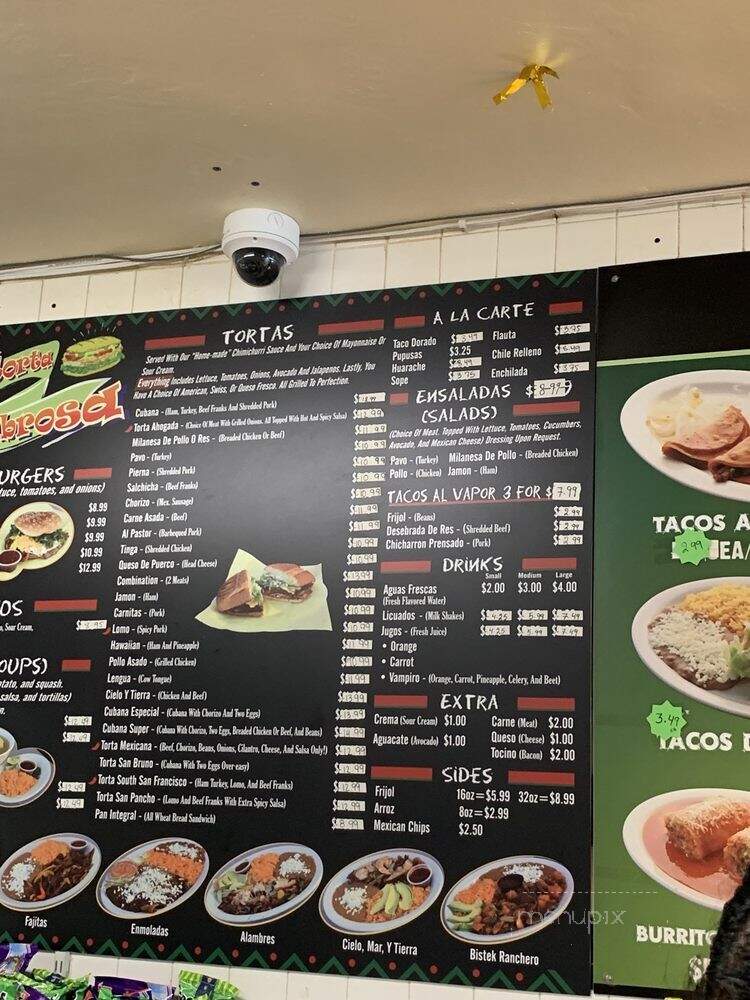 La Torta Loca - South San Francisco, CA menu_pic