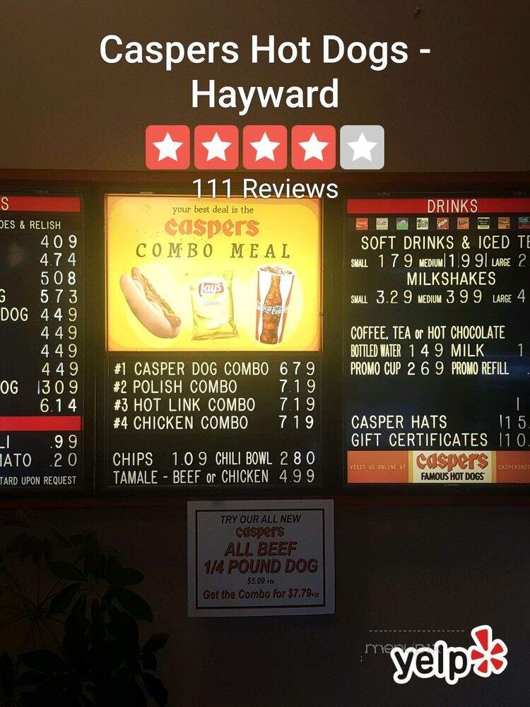 Casper's Hot Dogs - Hayward, CA