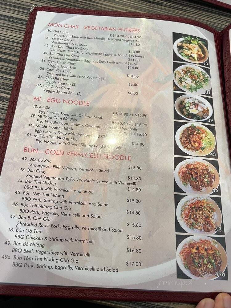 To Chau - Mountain View, CA menu_pic