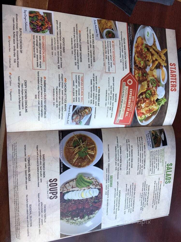 Elephant Bar Restaurant - Burlingame, CA menu_pic