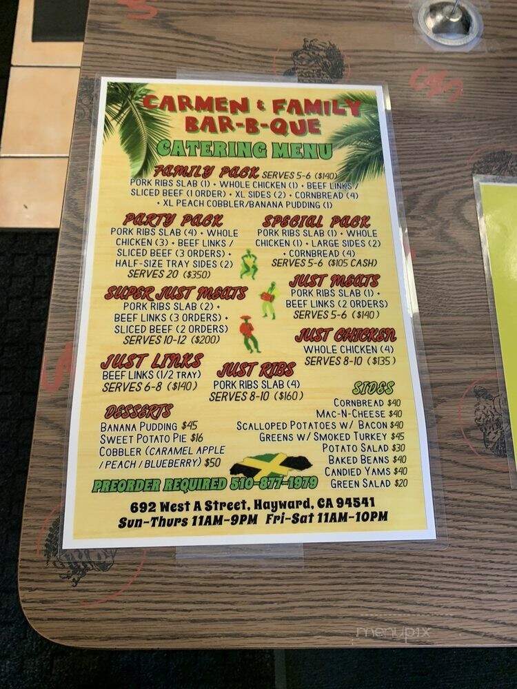 Carmen & Family Bar-B-Q - Hayward, CA
