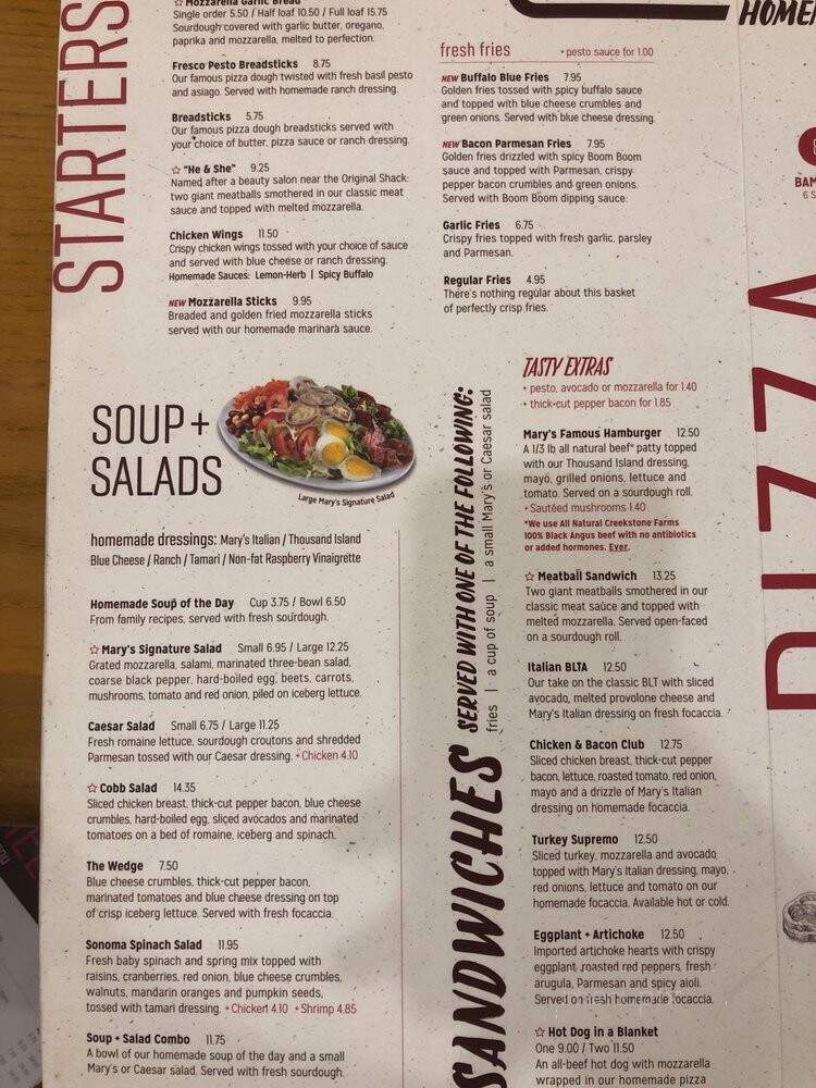 Mary's Pizza Shack - Fairfield, CA