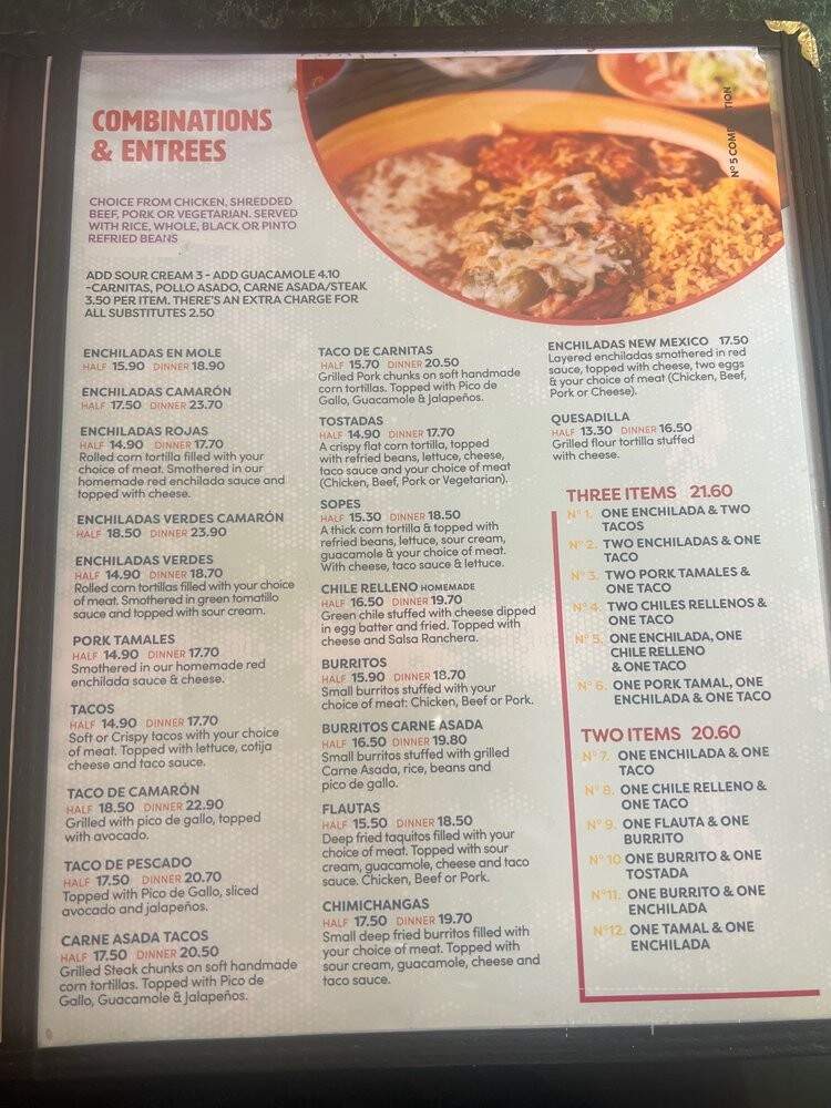 Los Dos Hermanos - Hayward, CA menu_pic