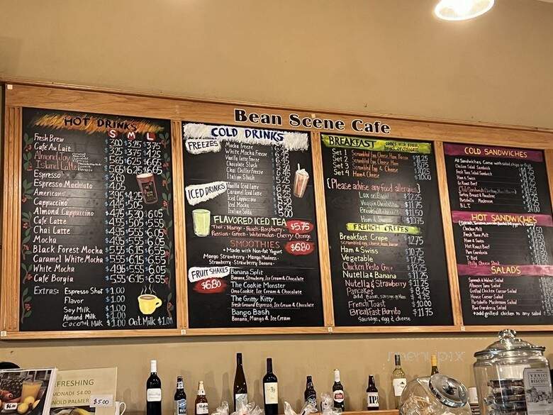 Bean Scene - Sunnyvale, CA menu_pic