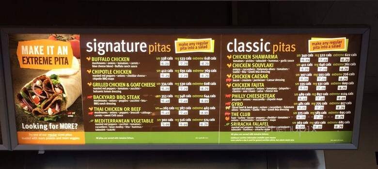 Extreme Pita - Fremont, CA menu_pic