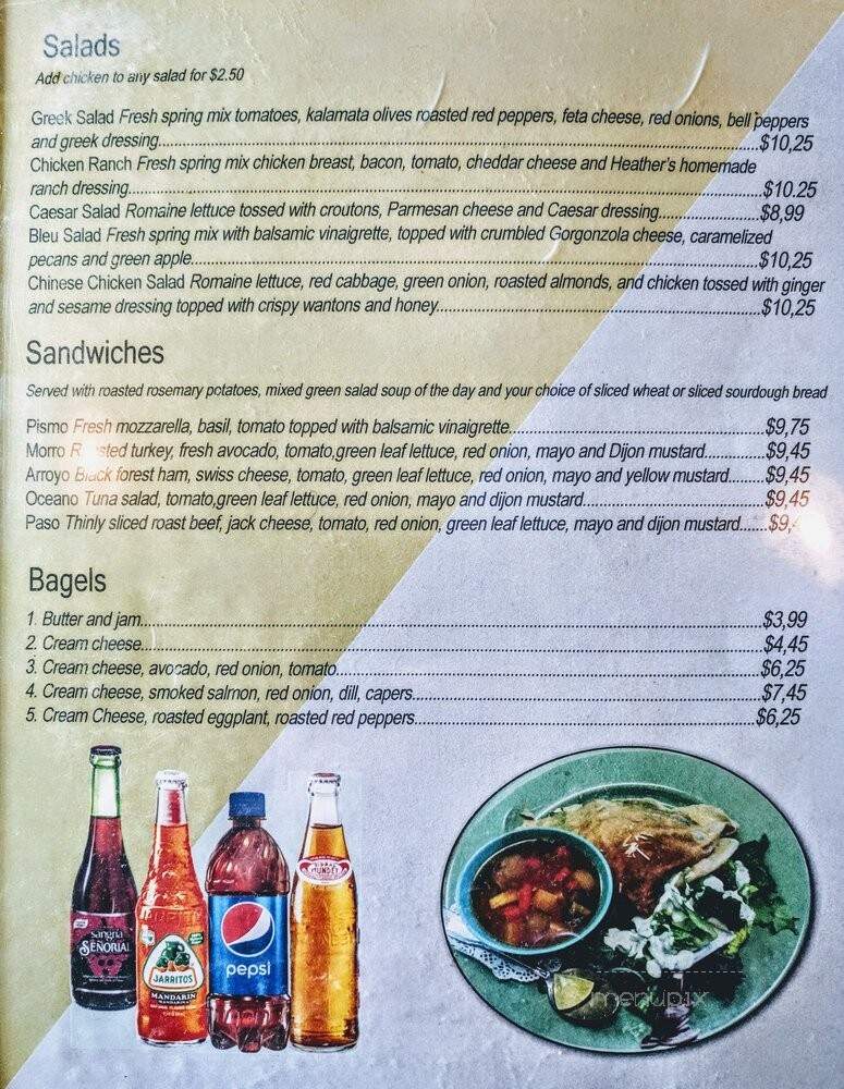 Le Ciel Crepes Cafe - San Luis Obispo, CA menu_pic
