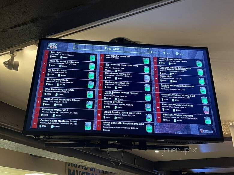 Woodstock's Pizzeria - San Luis Obispo, CA menu_pic