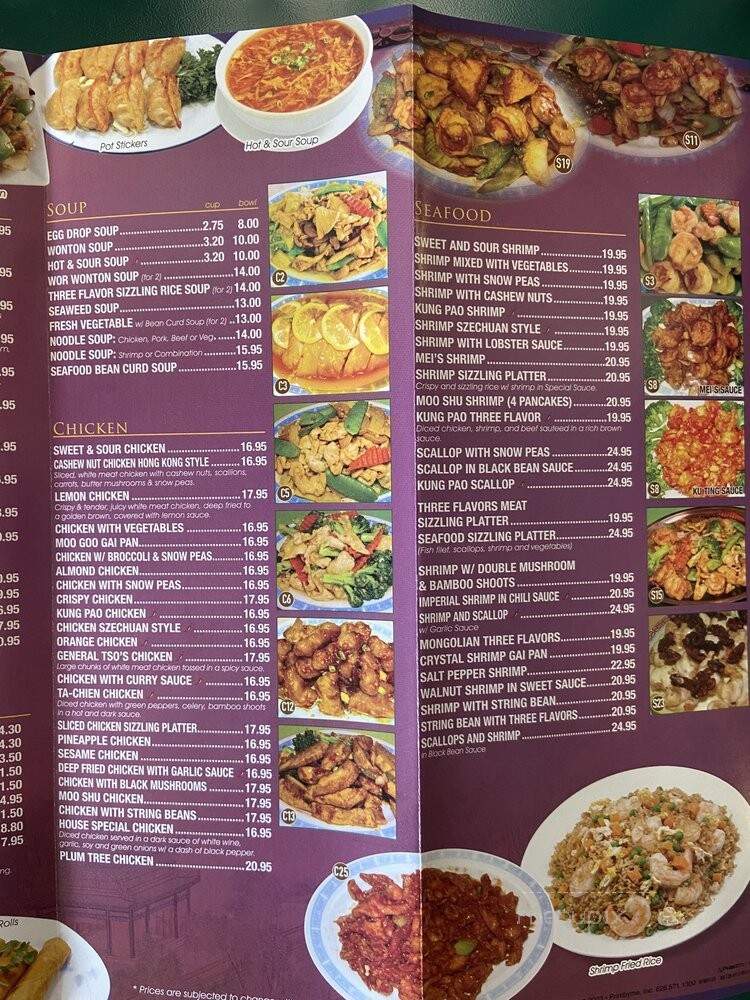 Mei's Chinese Restaurant - Pismo Beach, CA menu_pic