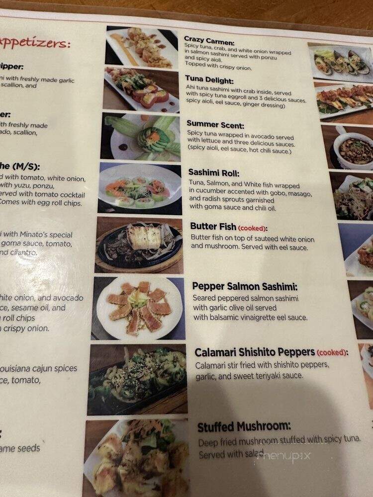 Minato Sushi - Thousand Oaks, CA menu_pic