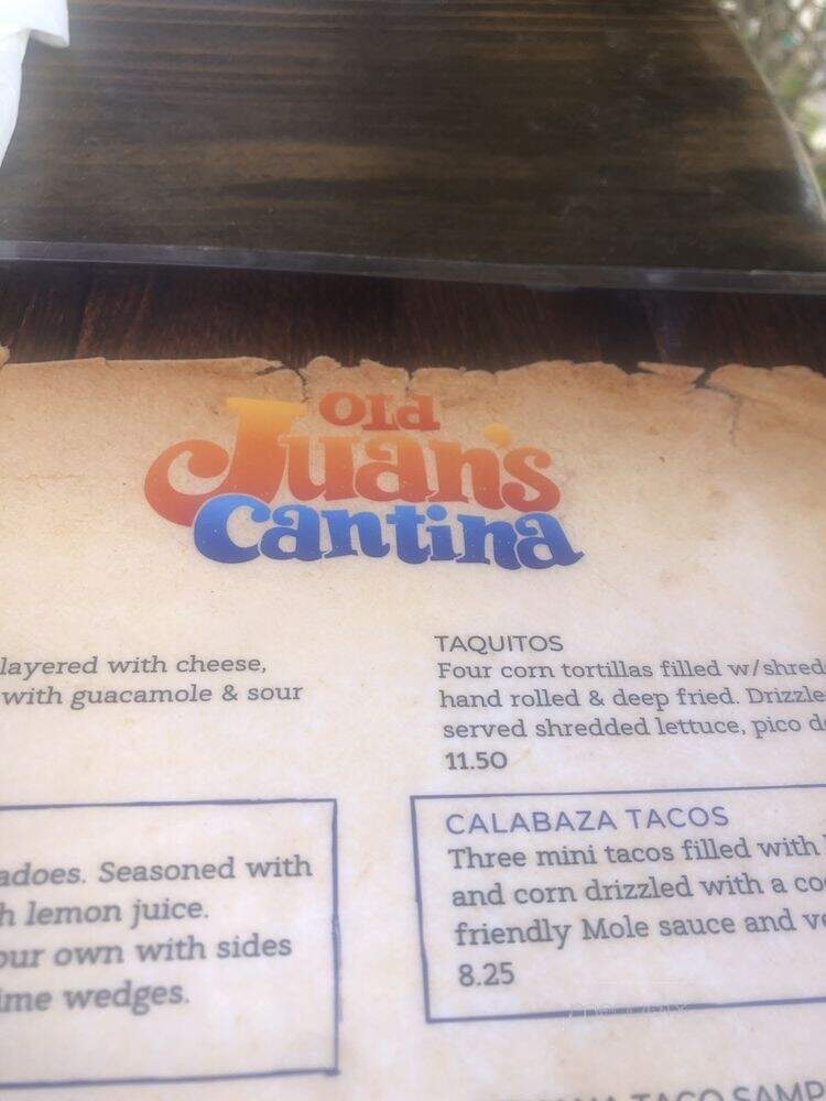 Old Juan's Cantina - Oceano, CA menu_pic