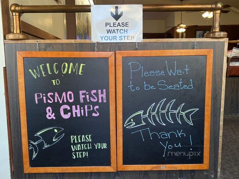 Pismo Fish & Chips & Seafood - Pismo Beach, CA menu_pic