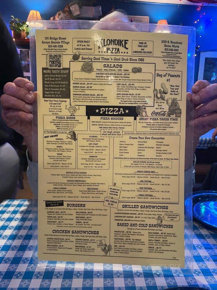 Klondike Pizza - Arroyo Grande, CA