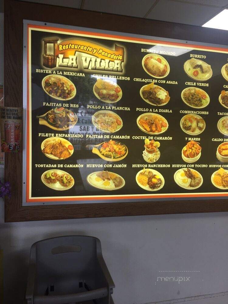La Villa - Santa Maria, CA menu_pic