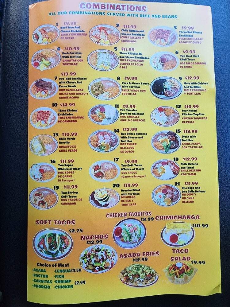 Taqueria La Coqueta - Santa Maria, CA menu_pic