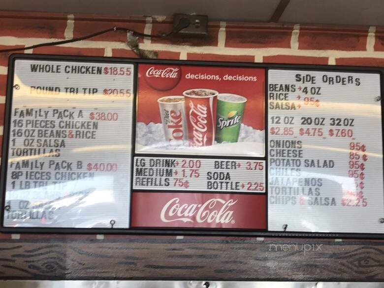 El Pollo Norteno - Santa Maria, CA menu_pic