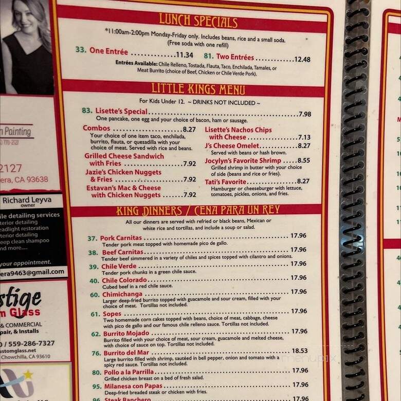 Burrito King - Madera, CA menu_pic