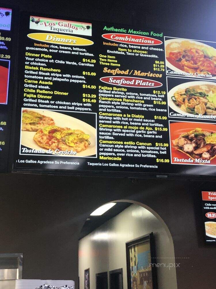 Los Gallos Taqueria - Fresno, CA menu_pic