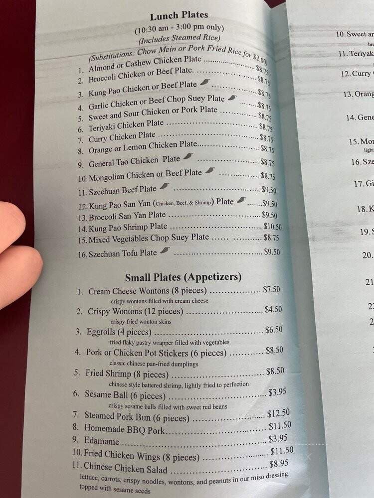 China Station Food To Go - Fresno, CA menu_pic