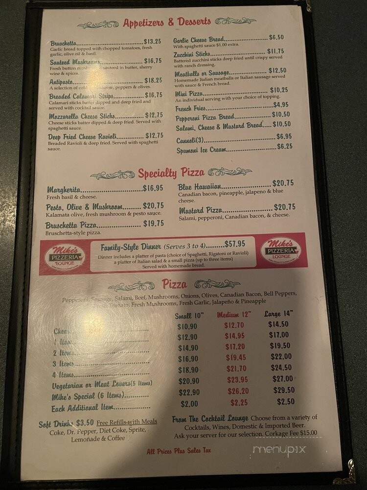 Mike's Pizzeria - Fresno, CA