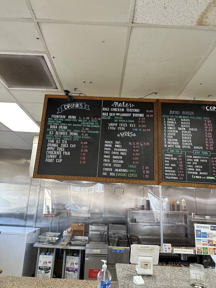 Triple A Burger - Fresno, CA menu_pic