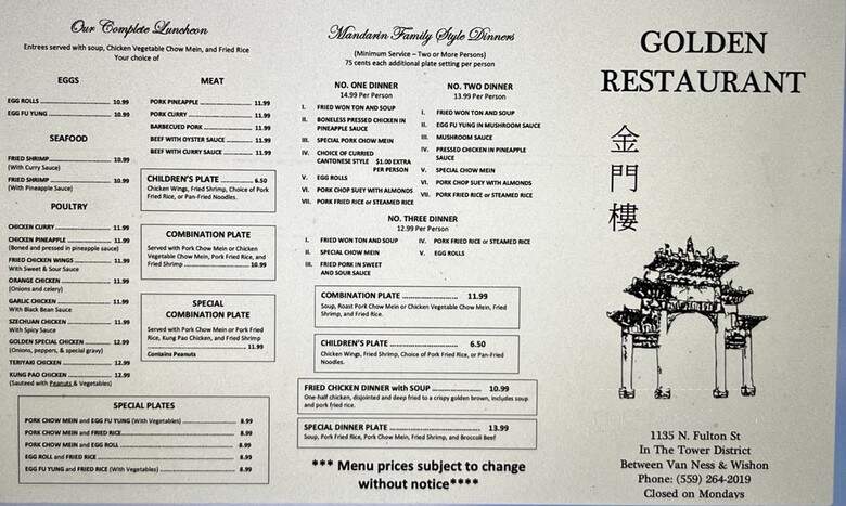 Golden Restaurant - Fresno, CA