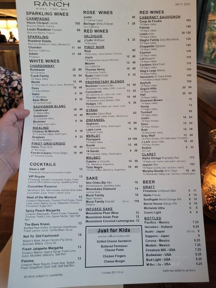 Yosemite Ranch Curbside Exp - Fresno, CA menu_pic