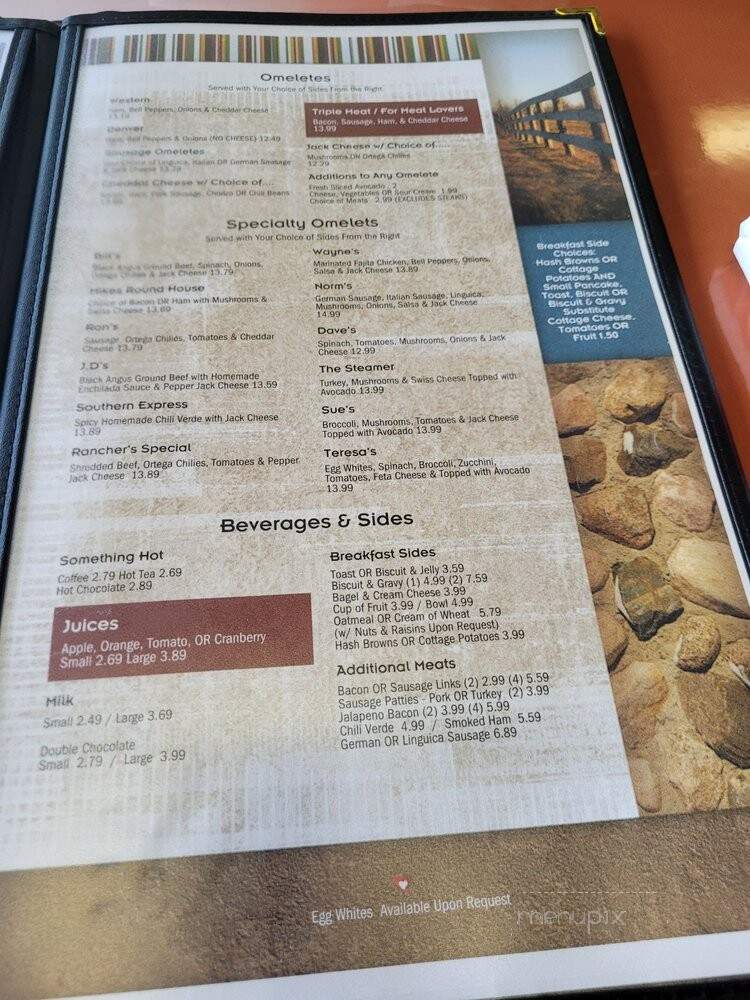 Railway Cafe - Clovis, CA menu_pic