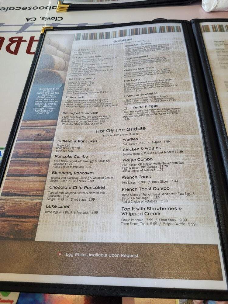 Railway Cafe - Clovis, CA menu_pic