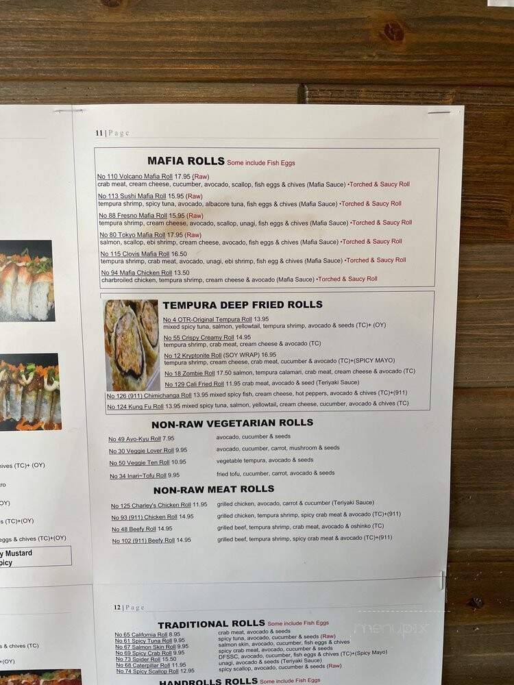 I Love Sushi - Clovis, CA menu_pic