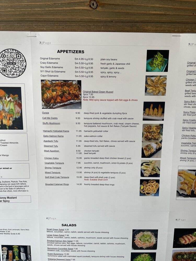 I Love Sushi - Clovis, CA menu_pic