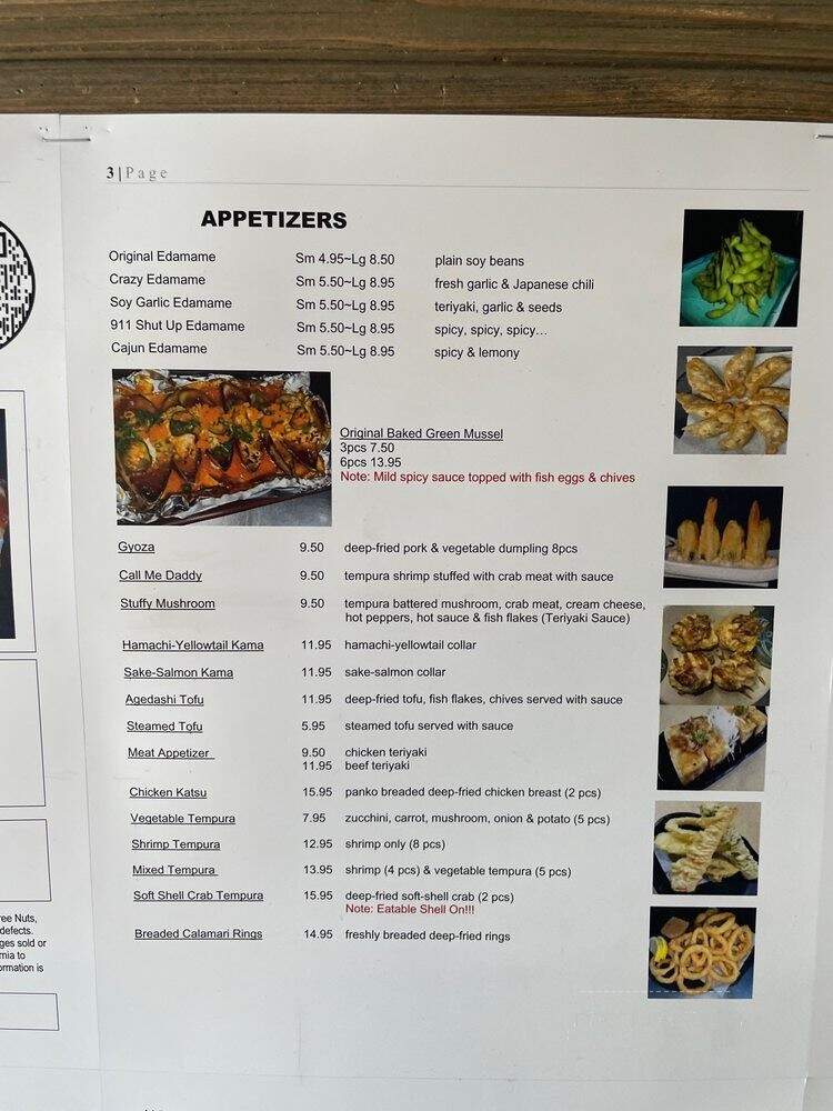 I Love Sushi - Clovis, CA menu_pic