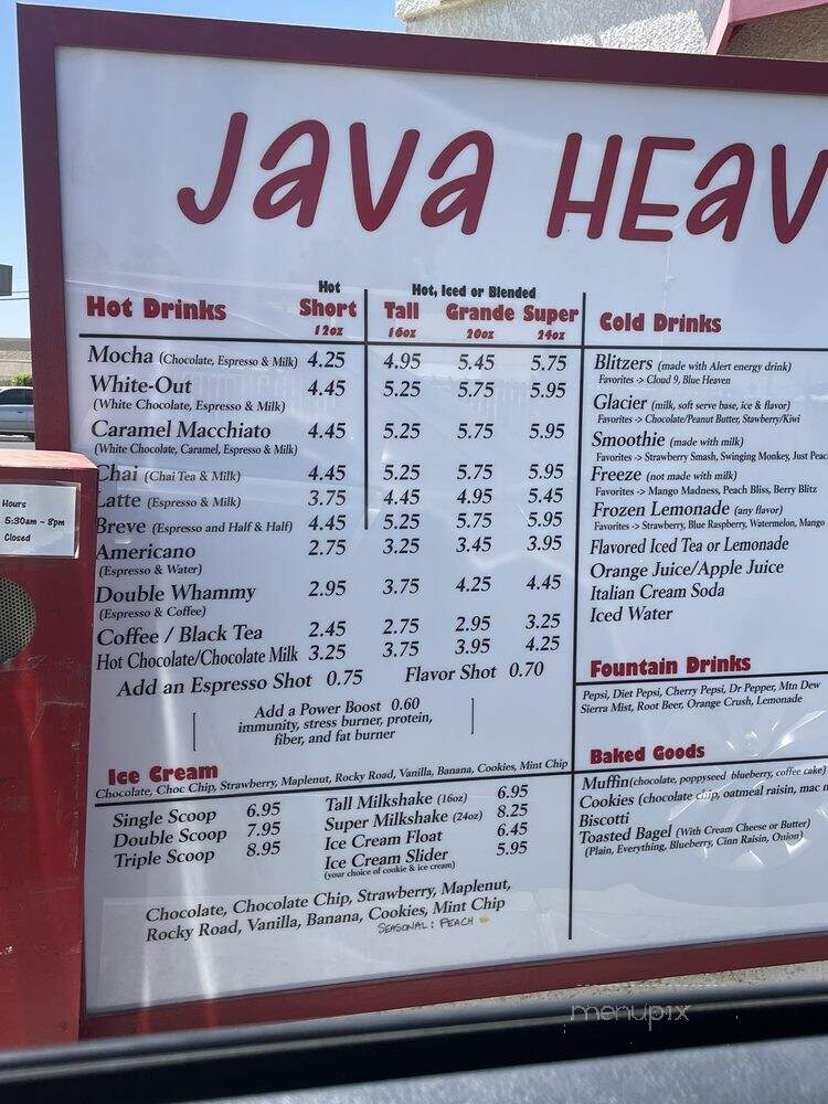 Java Heaven - Hanford, CA