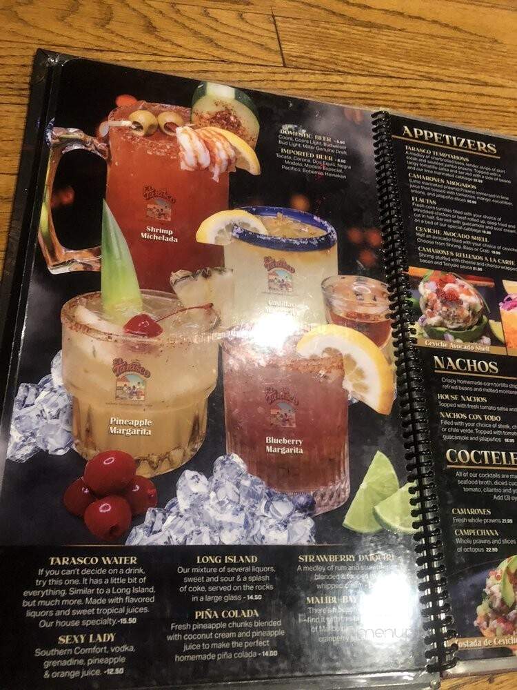 El Tarasco - Visalia, CA menu_pic