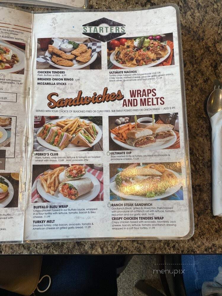 Perko's Cafe - Dinuba, CA menu_pic
