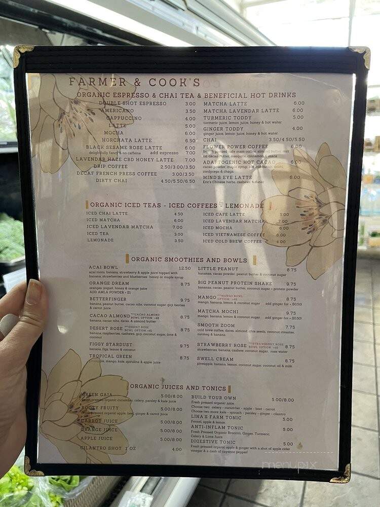 Farmer & The Cook Market - Ojai, CA menu_pic