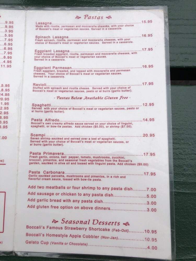 Boccali's Restaurant - Ojai, CA