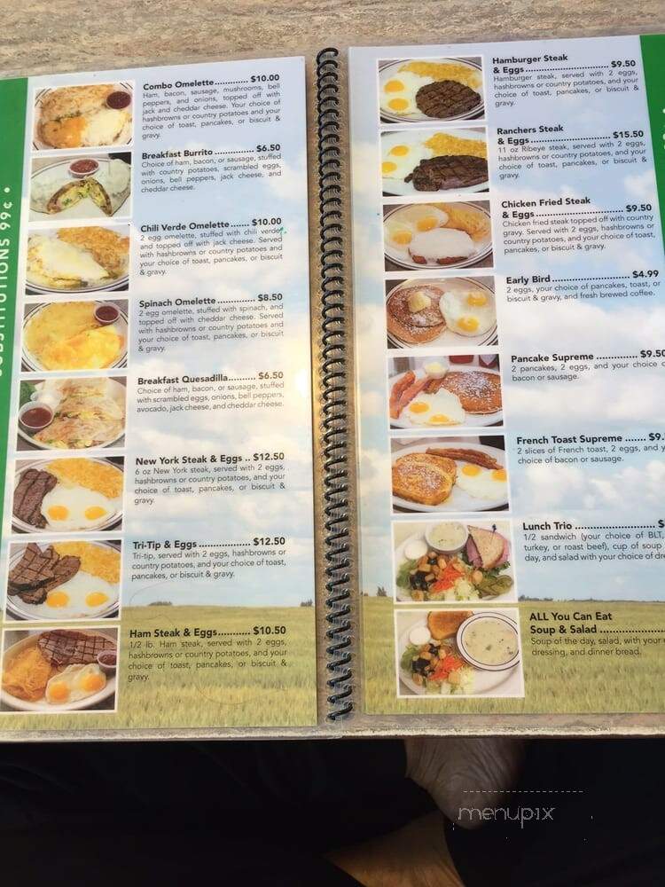 Generals Cafe & Grill - Delano, CA menu_pic
