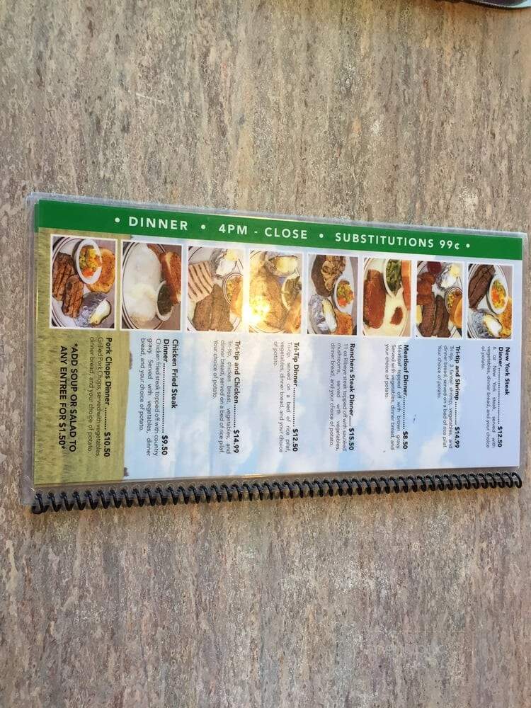 Generals Cafe & Grill - Delano, CA menu_pic