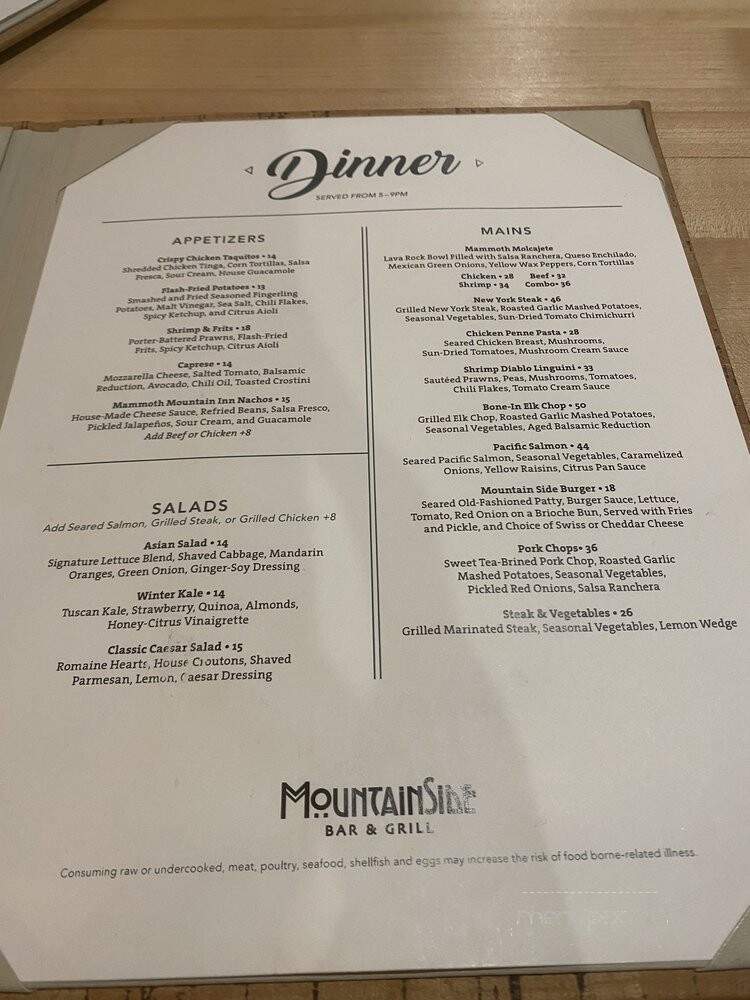 Mountainside Grill - Mammoth Lakes, CA