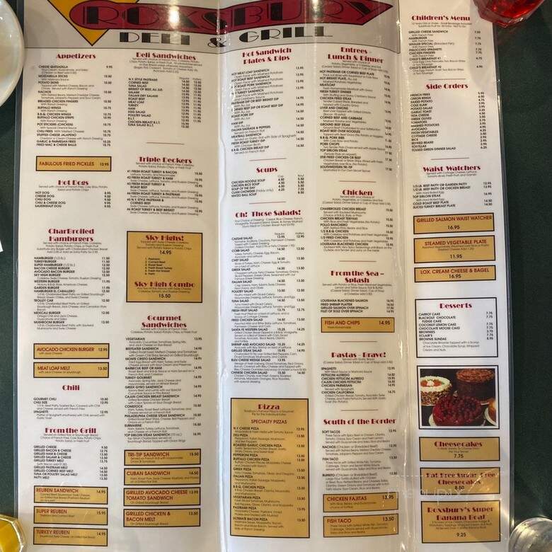 Roxsbury Deli - Port Hueneme, CA menu_pic
