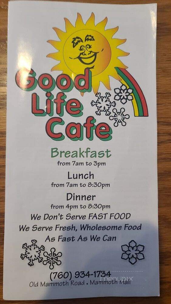 Good Life Cafe - Mammoth Lakes, CA