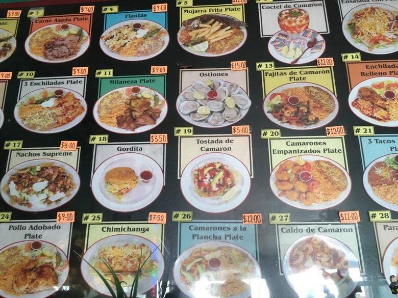 La Cocina Rica - Oxnard, CA menu_pic
