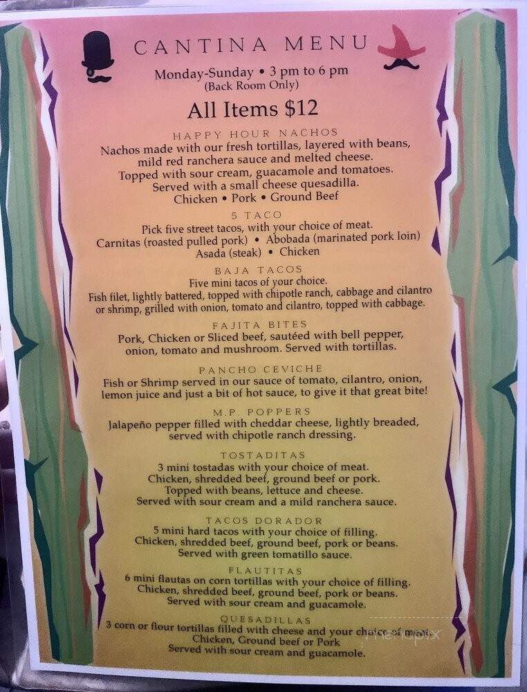 Money Poncho Mexican - Camarillo, CA menu_pic