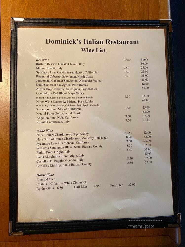 Dominick's Italian Restaurant - Oxnard, CA
