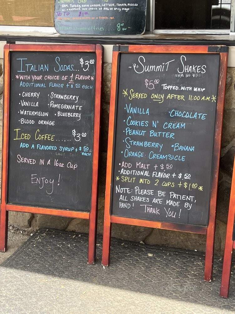 Summit - Santa Paula, CA menu_pic