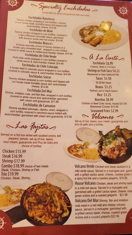 Anita's Mexican Grill - Bakersfield, CA menu_pic