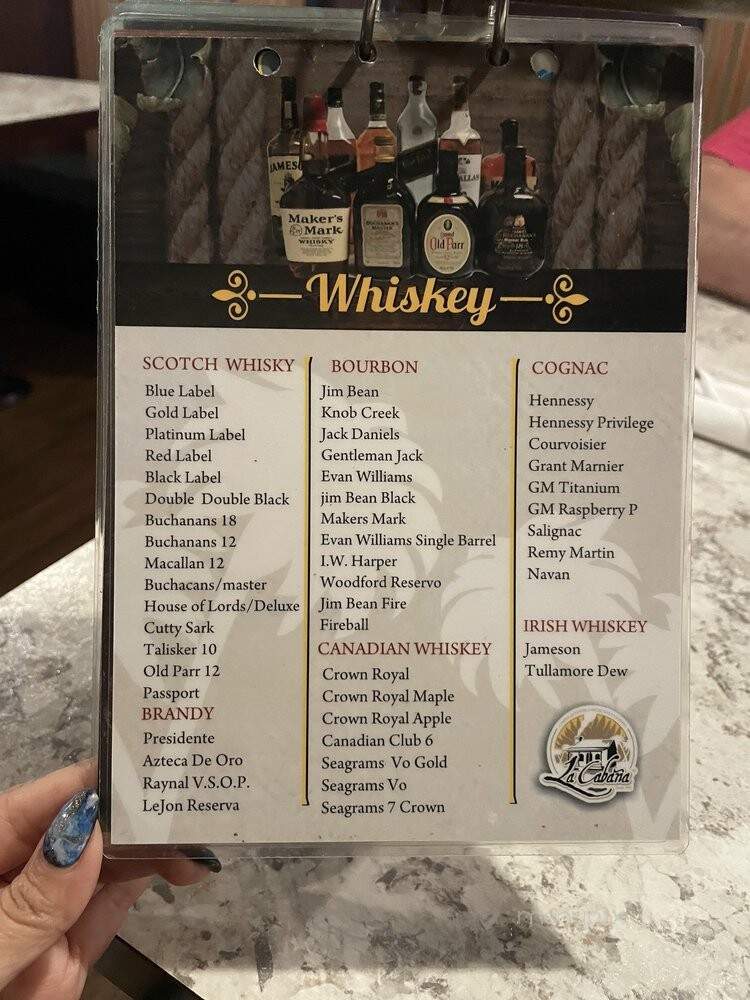 La Cabana - Bakersfield, CA menu_pic