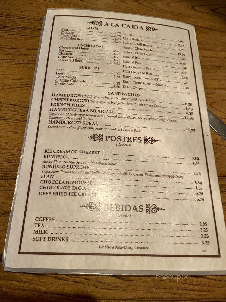 Mexicali Restaurants - Bakersfield, CA